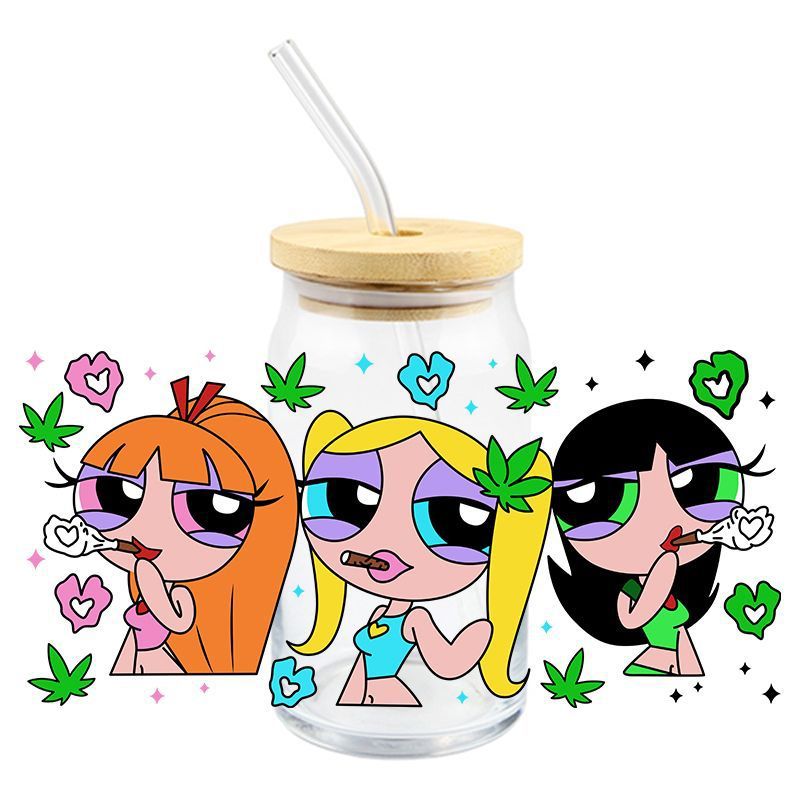 bottle wraps THE POWERPUFF GIRLS