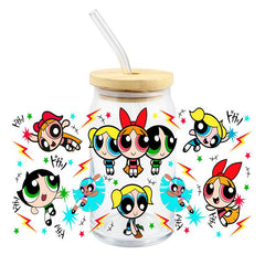 bottle wraps THE POWERPUFF GIRLS