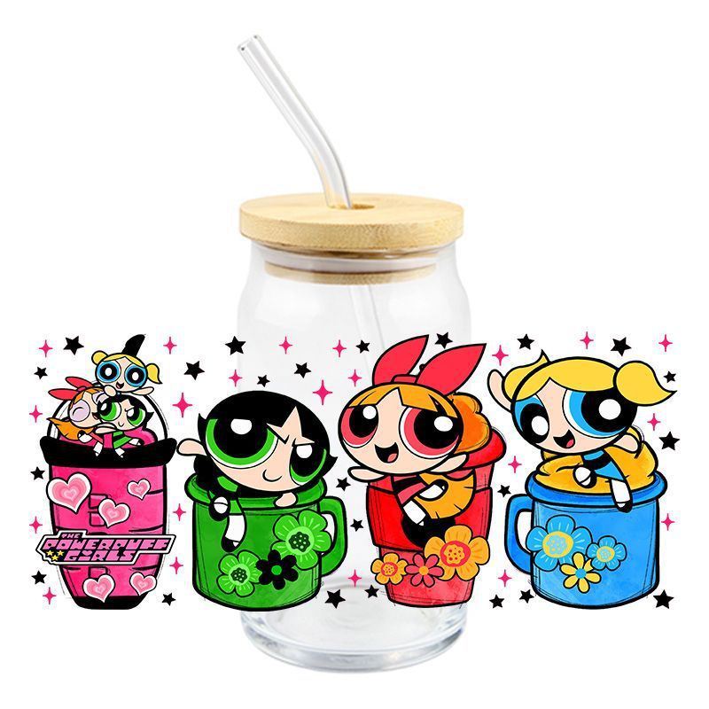 bottle wraps THE POWERPUFF GIRLS