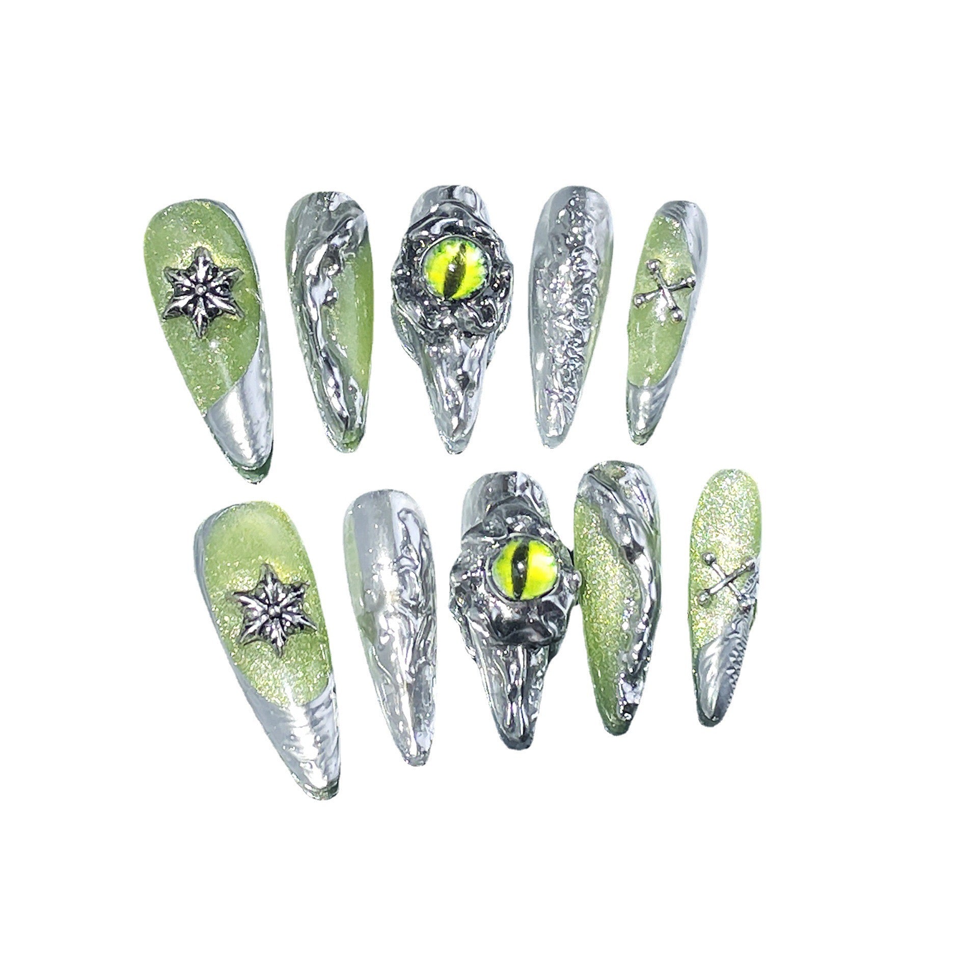 'DRAGON'S EYE' press on nails